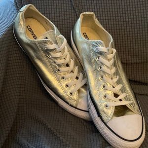 Gold Metallic Converse All⭐️Star Sneakers